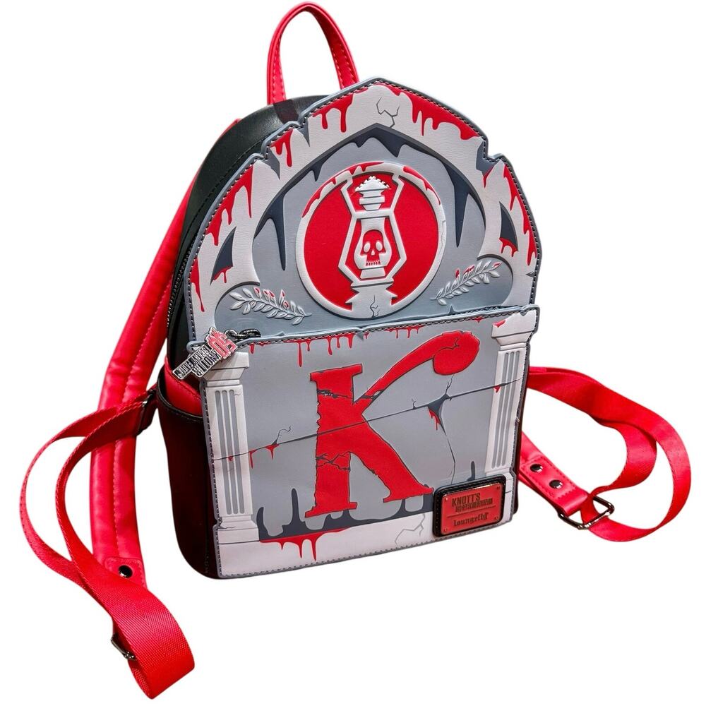 Loungefly Knott's Scary Farm 50th Anniversary Mini Backpack. Horror night Snoopy